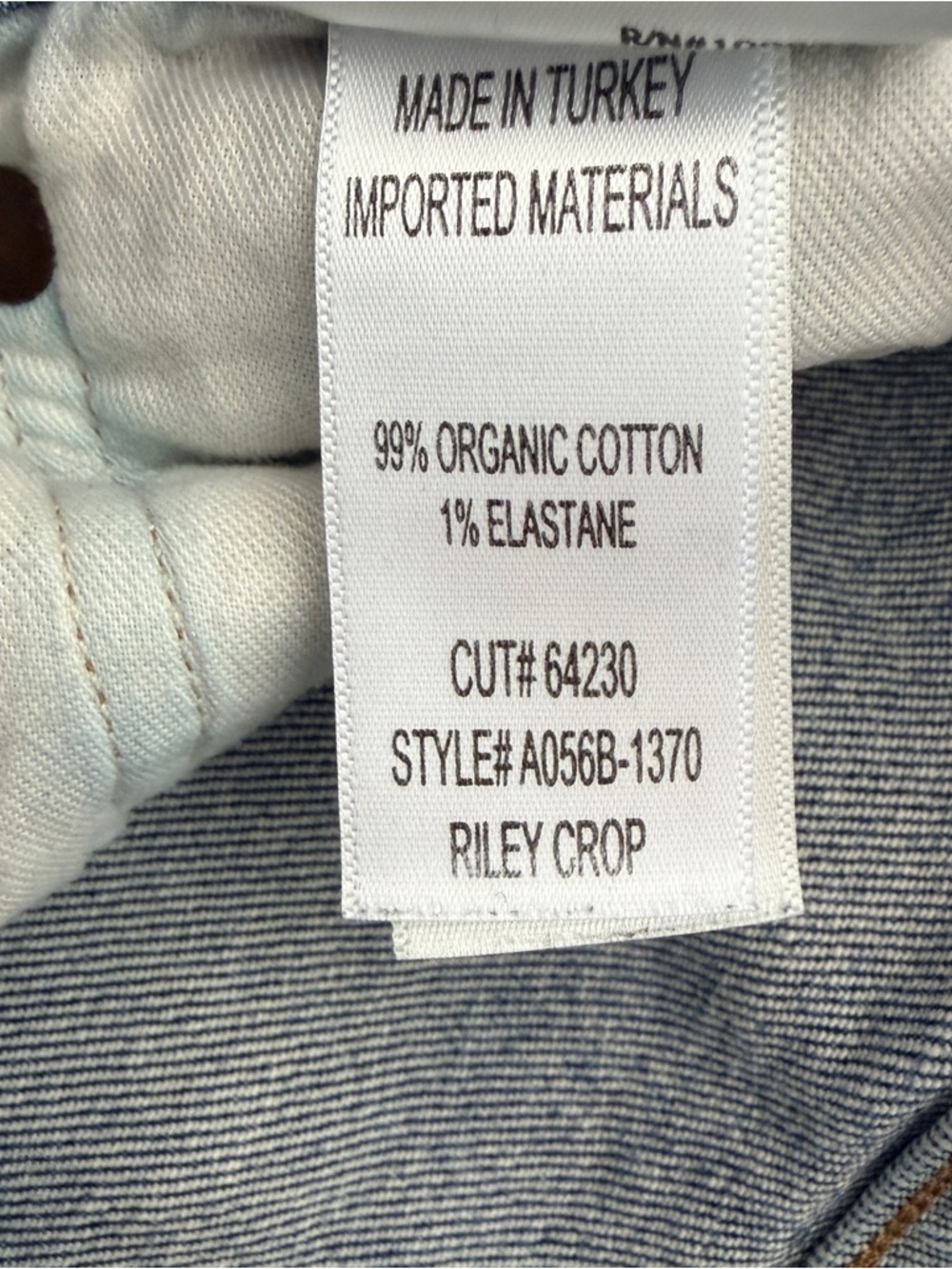 AGOLDE Riley Crop Jeans Sz 29 - Picture 6 of 6